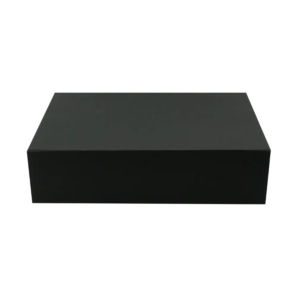 Black Plain Gift Box A3 Size with Magnetic Closure