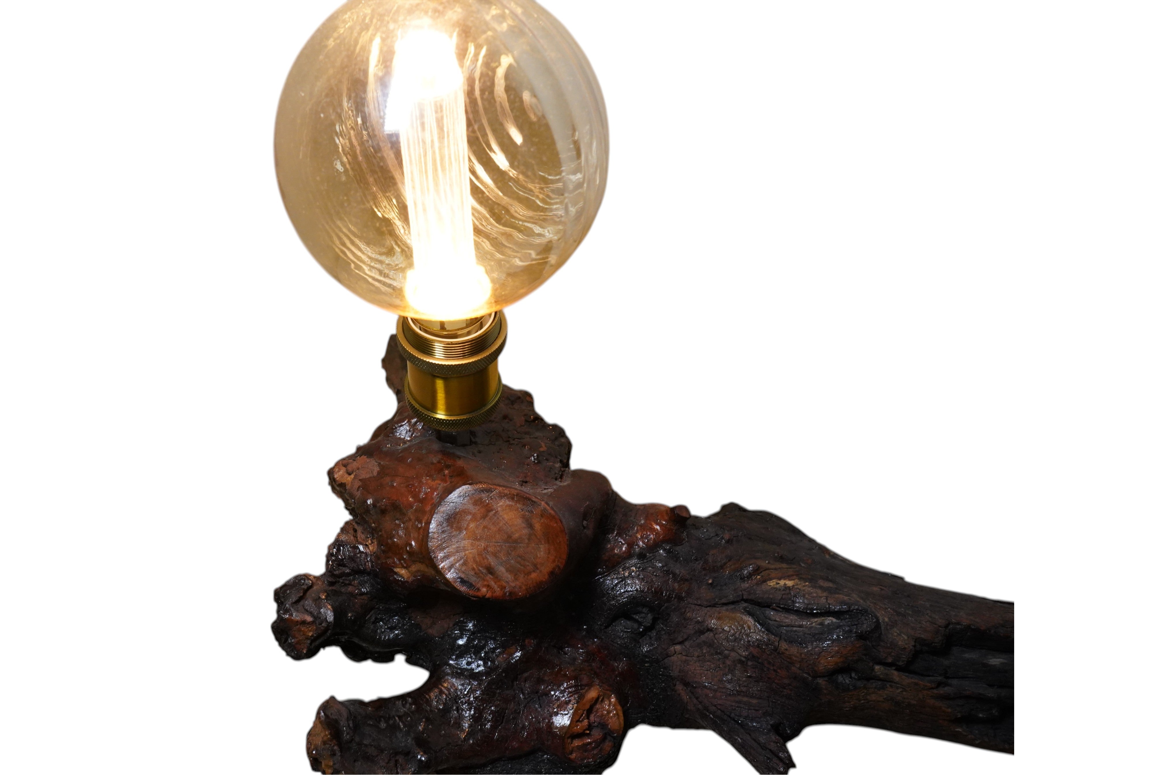 Maple wood table lamp