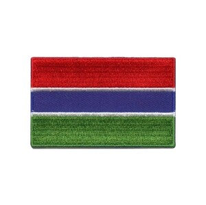Gambia Flag Patch
