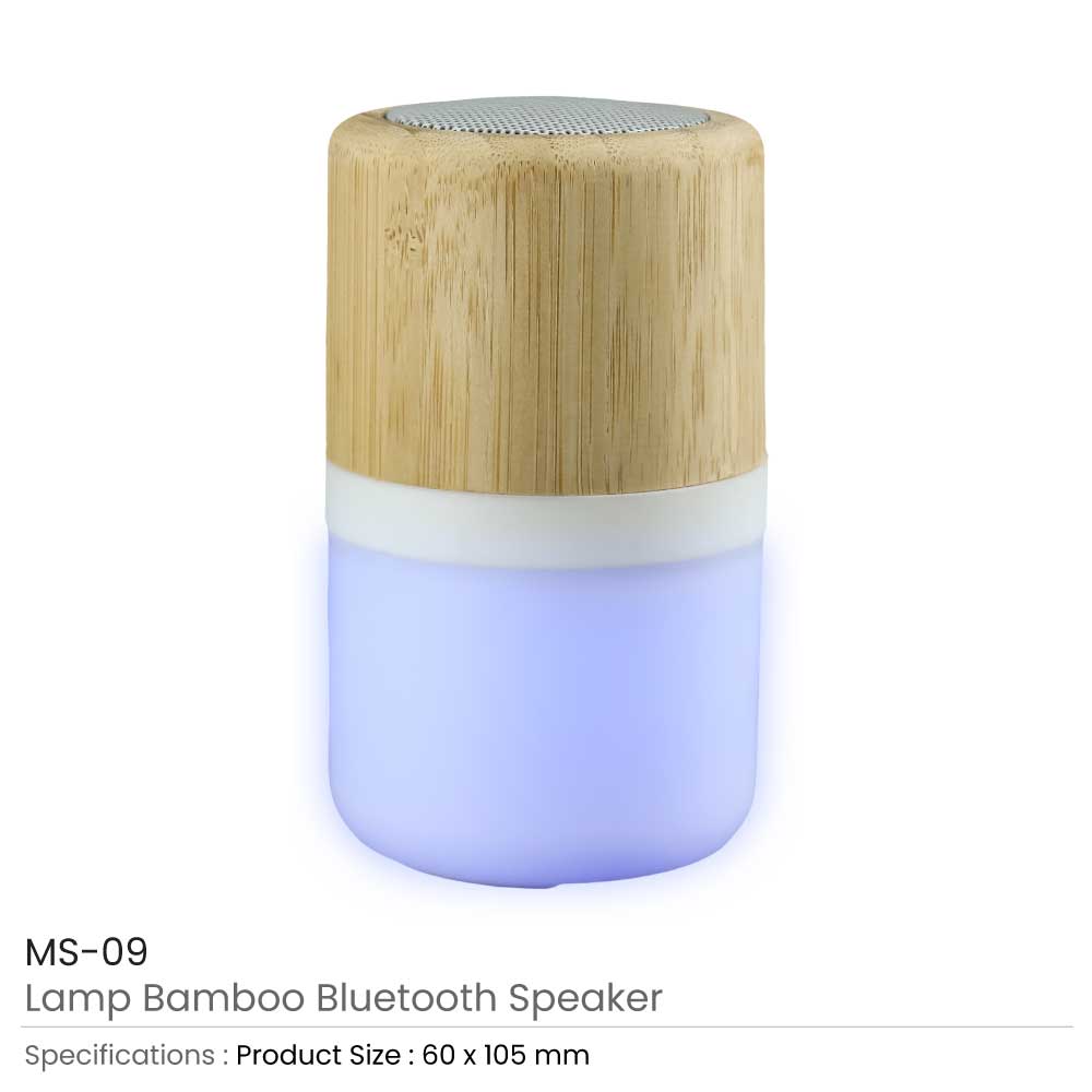 Lamp Bamboo Bluetooth Speaker