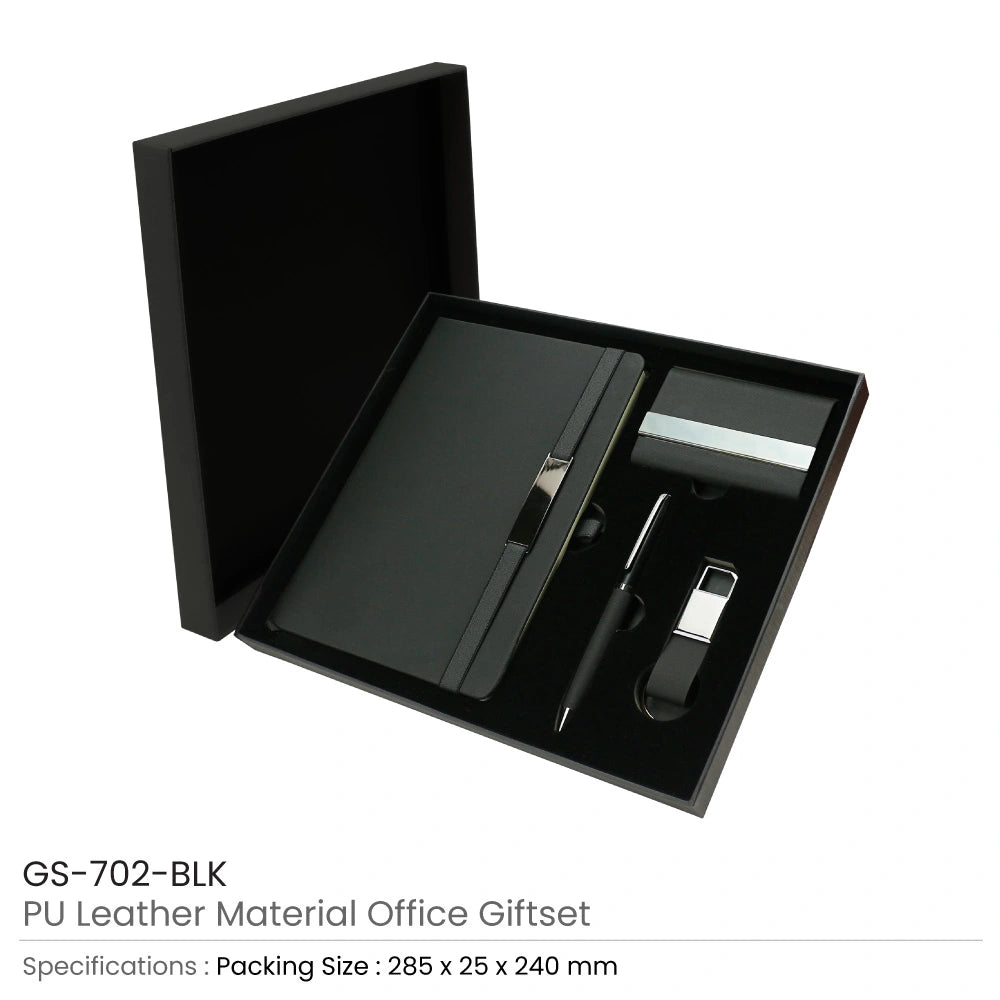 Office Gift Sets with Notebook, Pen, Card Holder, Keychain