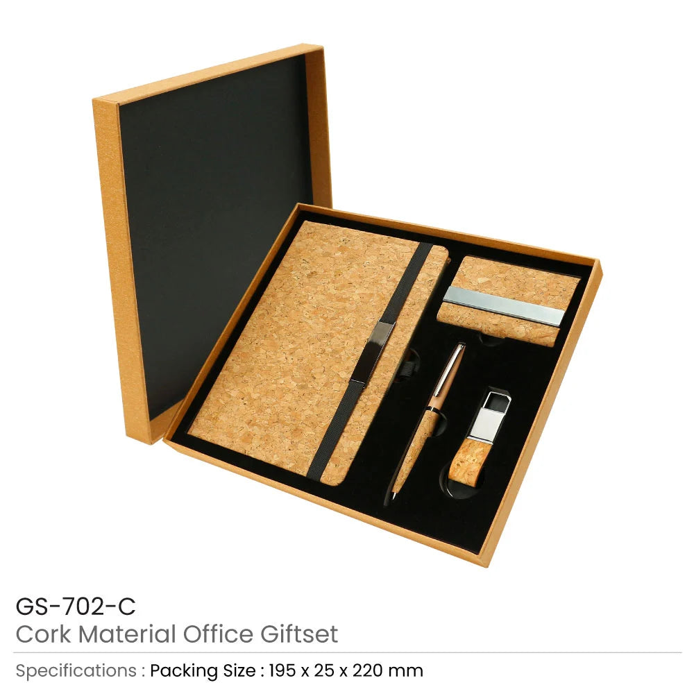 Office Gift Sets with Notebook, Pen, Card Holder, Keychain