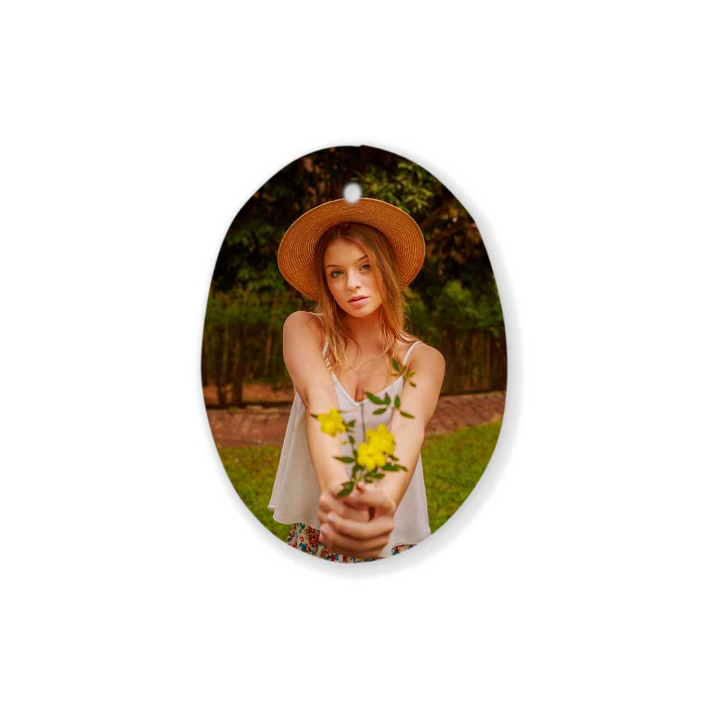 Oval Ceramic Ornaments