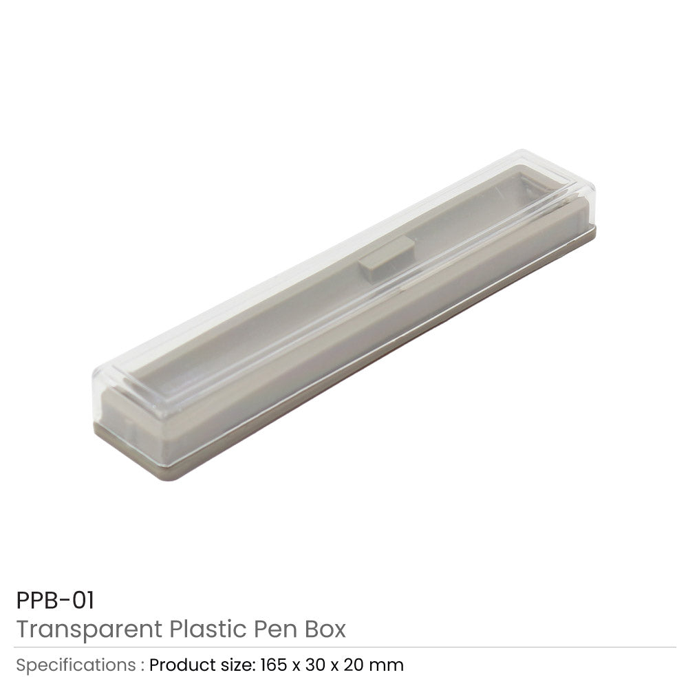 Transparent Pen Boxes and Pen Cases