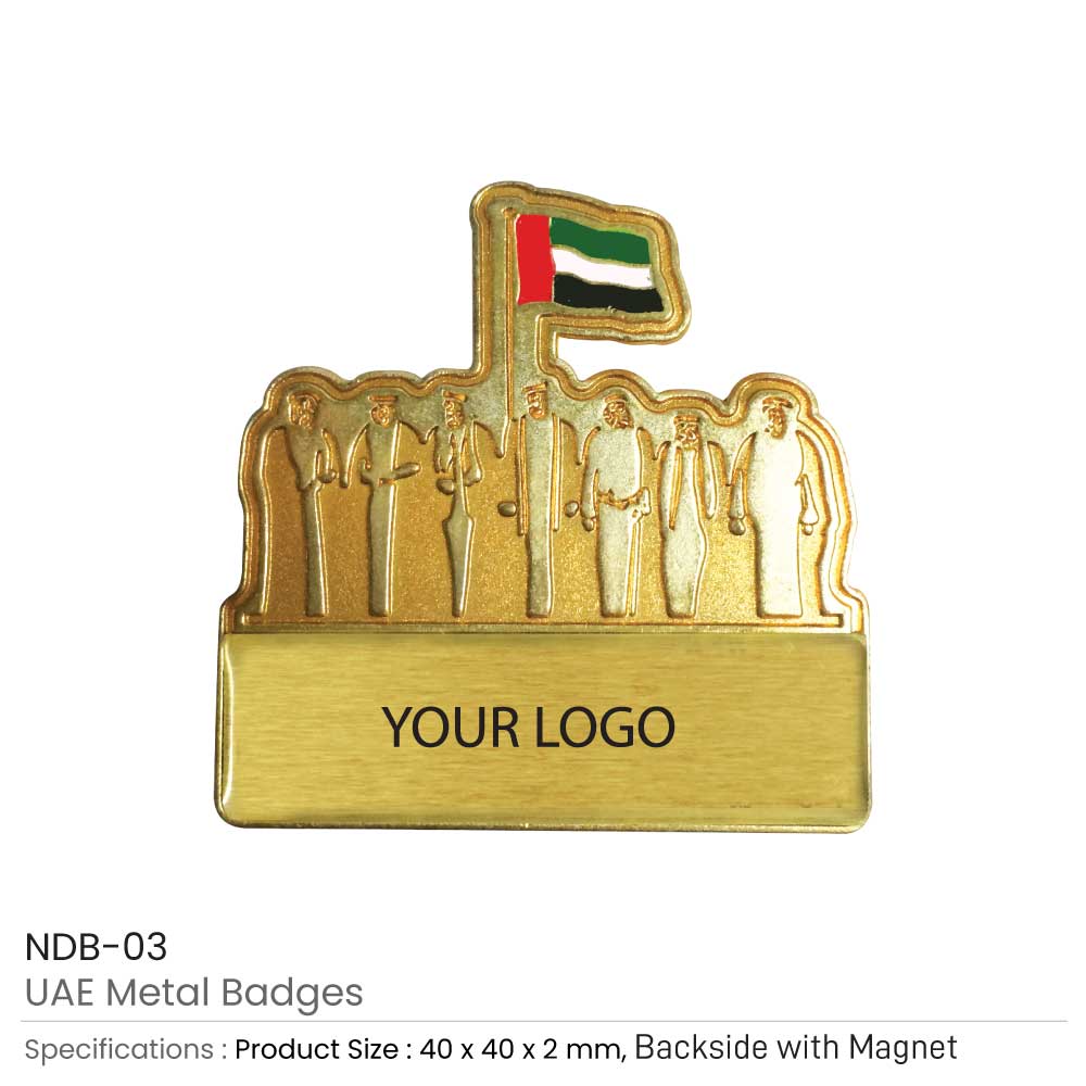 UAE Metal Badges