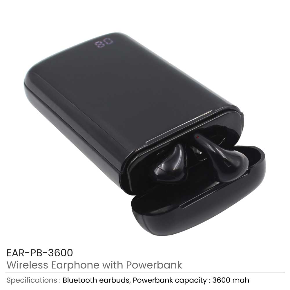 Wireless Earphone with Powerbank