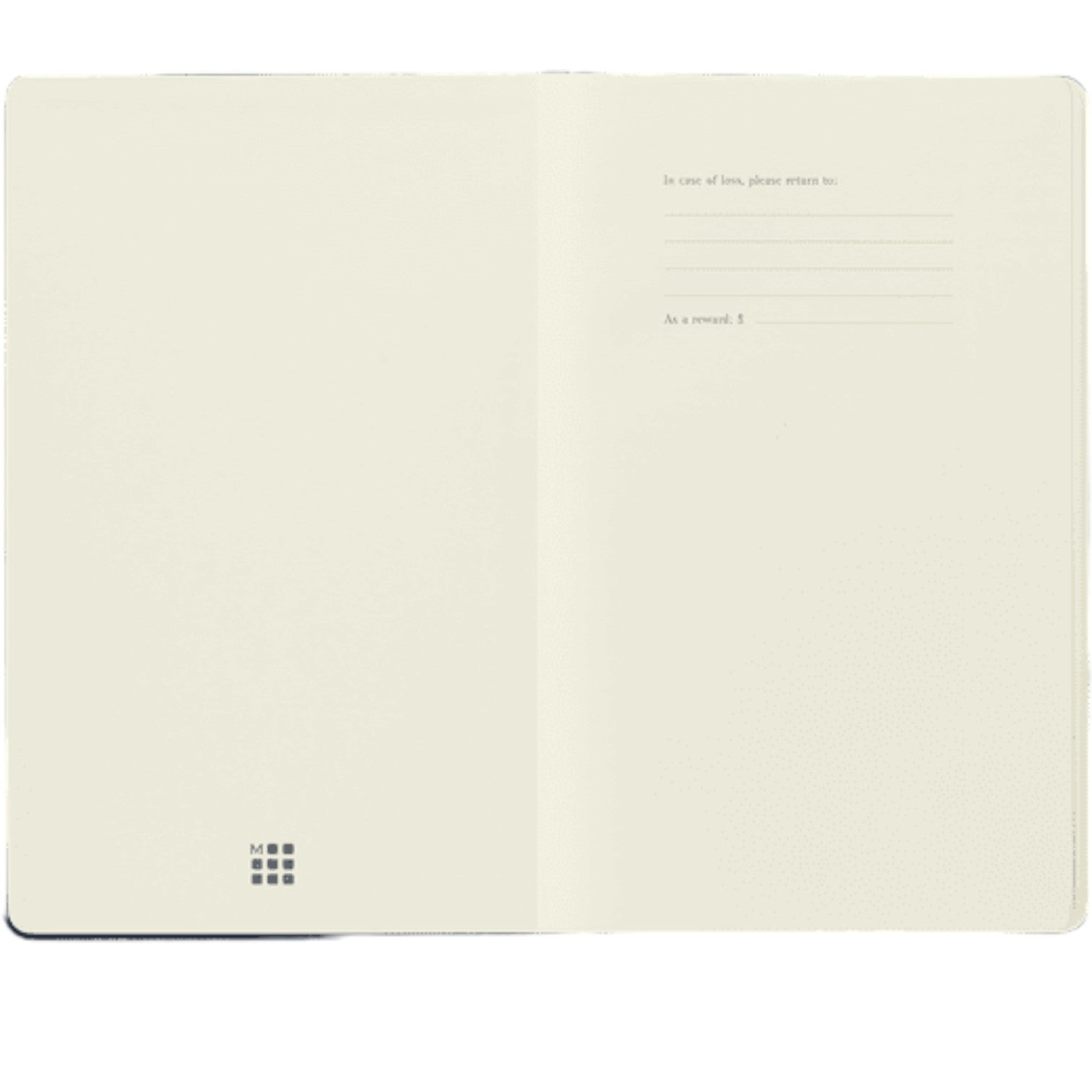 Large Ruled Hard Cover Notebook - Sapphire Blue