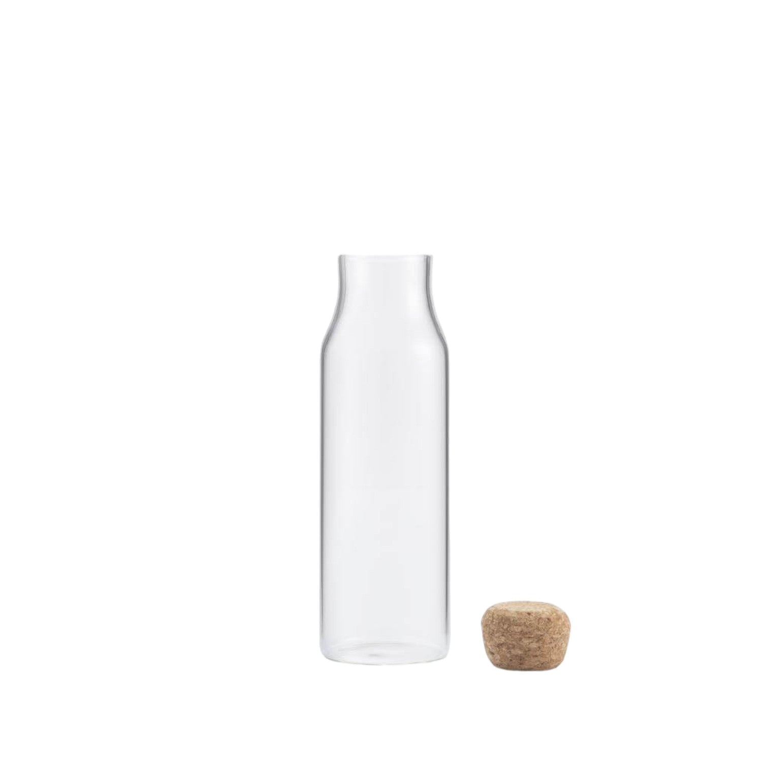 Glass Bottle with Cork Lid - 600ml