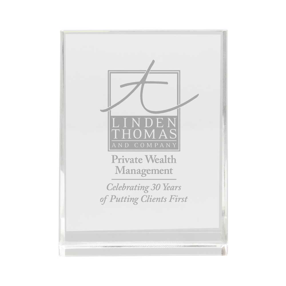 Inclined Rectangular Crystal Awards