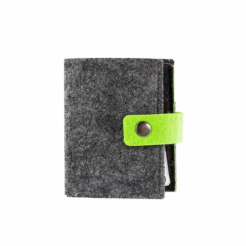 Felt Cards Holder - Dark Grey