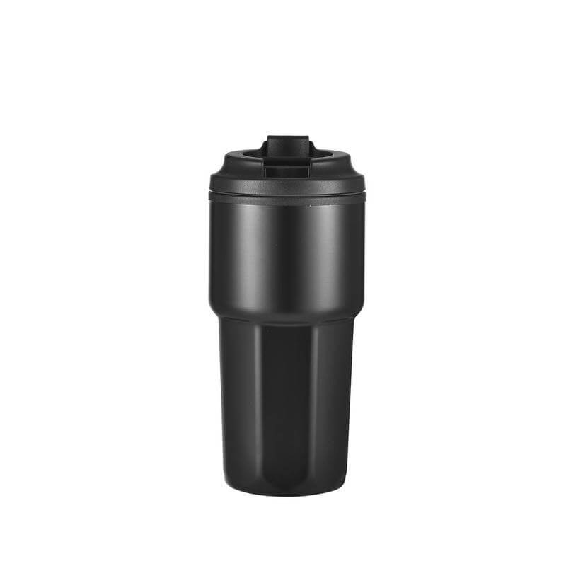 Steel/PP Double Wall Travel Mug 500ml - Black