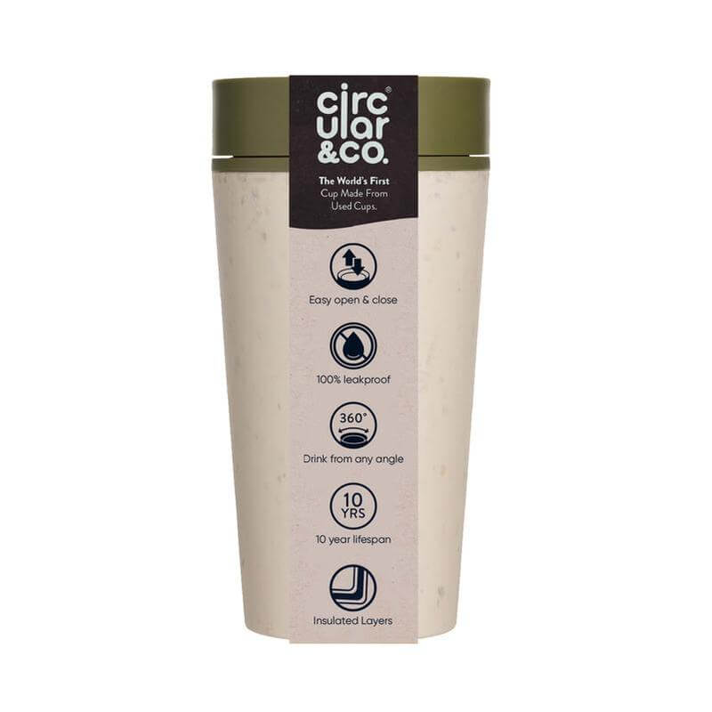 Circular Cup Cream & Honest Green 12oz