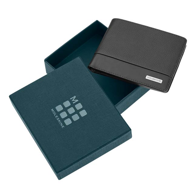 Classic Match Genuine Leather Wallet - Black