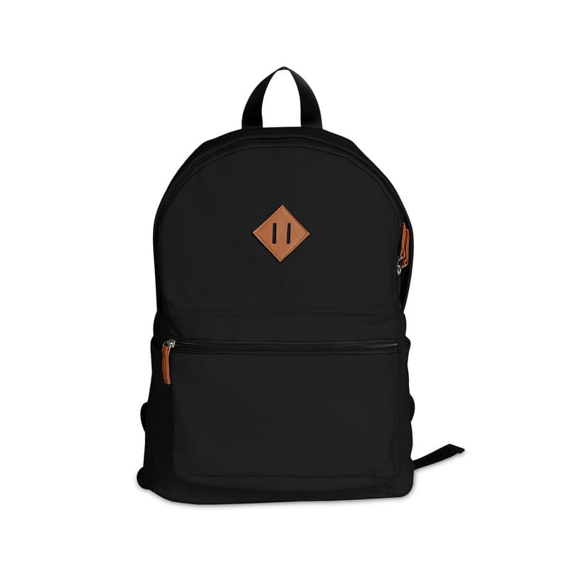 Canvas Backpack - Black/Tan