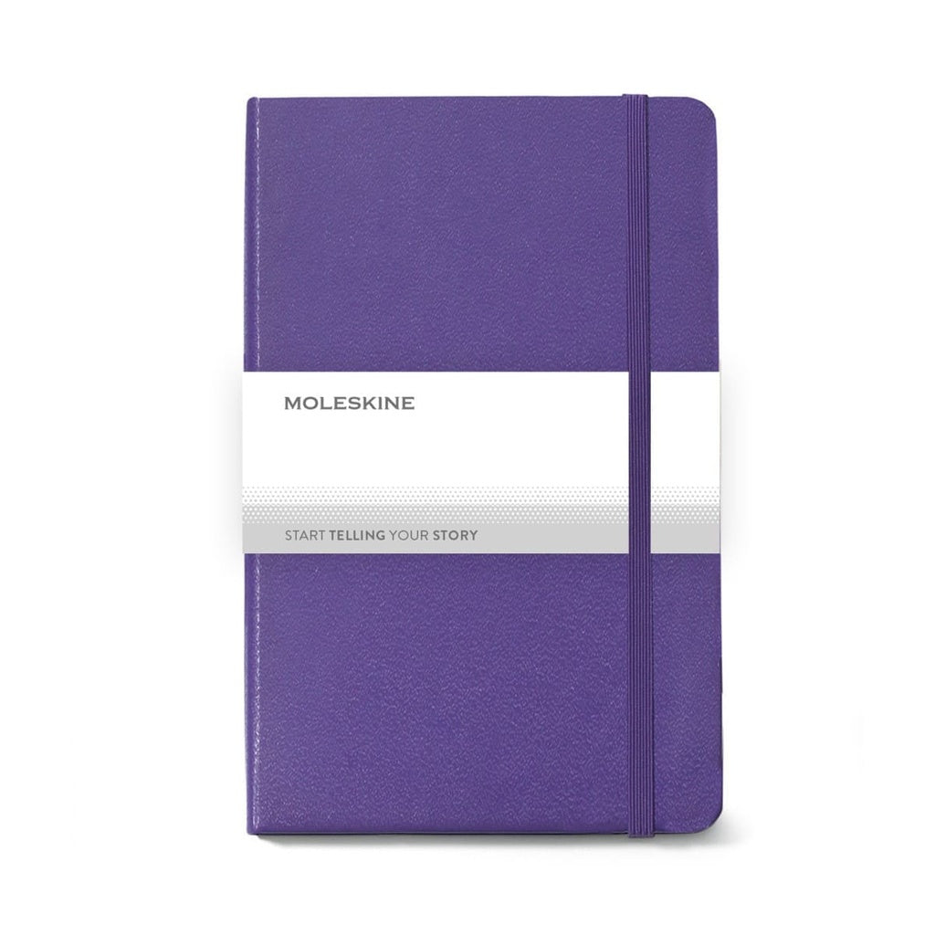 Hard Cover Large Ruled Notebook - Brilliant Violet