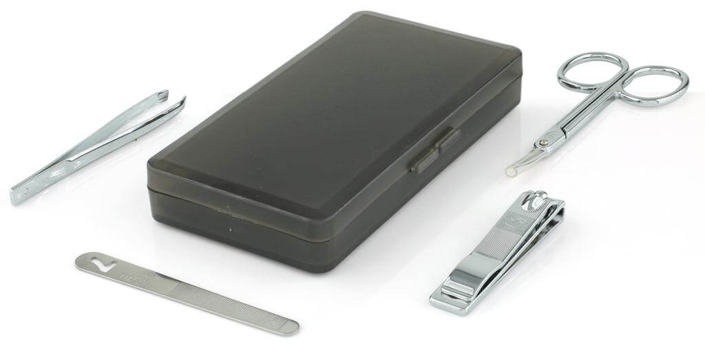 Premium Grooming / Manicure Set - Silver