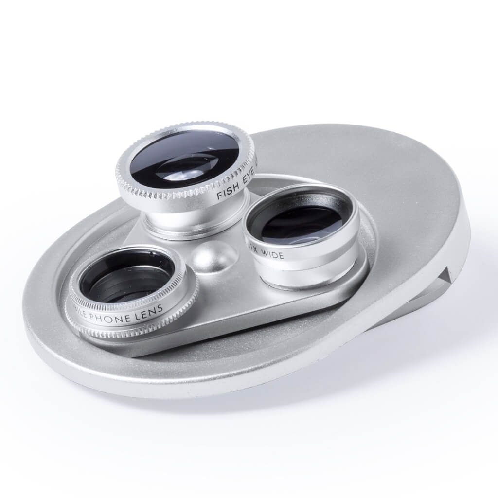 Universal Lens System For Smartphone 4-in-1 Silver