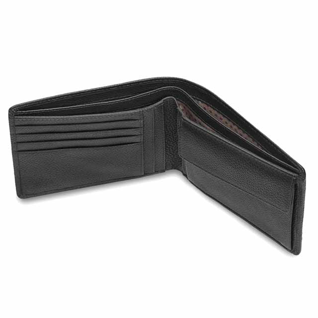 Classic Match Genuine Leather Wallet - Black