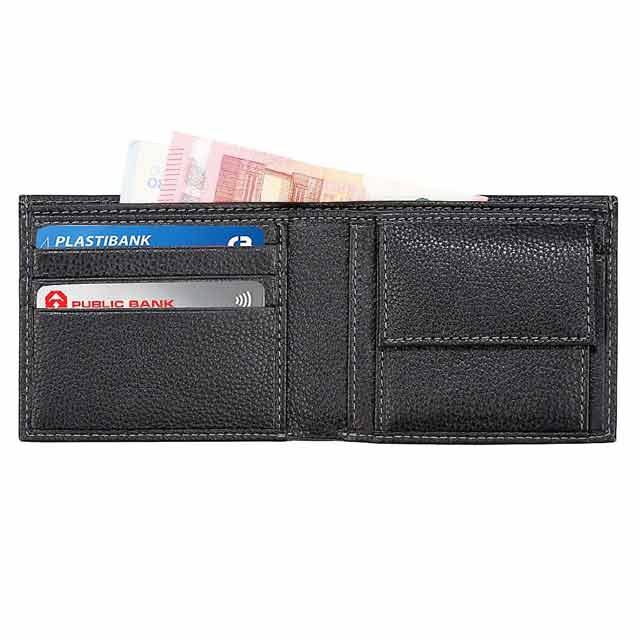 Men's Wallet In Genuine Leather (Anti-microbial)