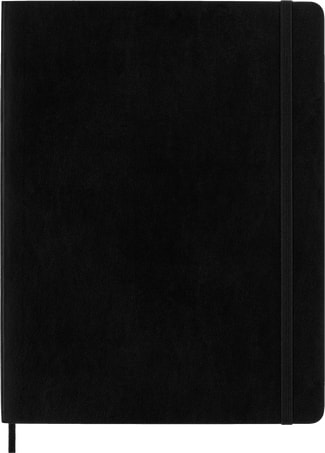 XL Ruled Soft Cover Notebook - Black