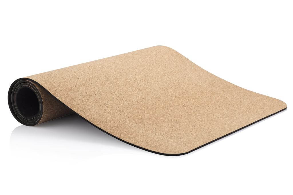 Cork Performance Yoga Mat with Cushioned Base
