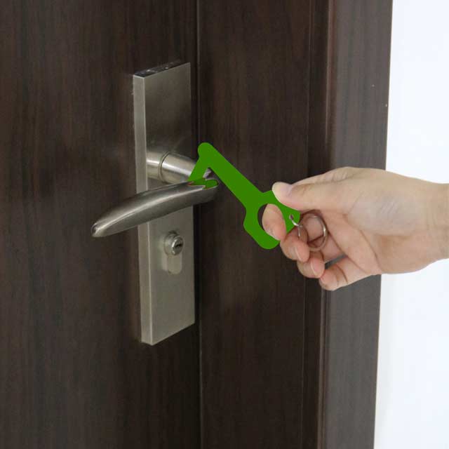 Keyring Tool - Green (Anti-Microbial)