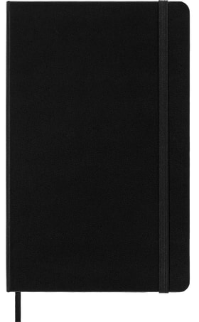 Large Ruled Hard Cover Notebook - Black