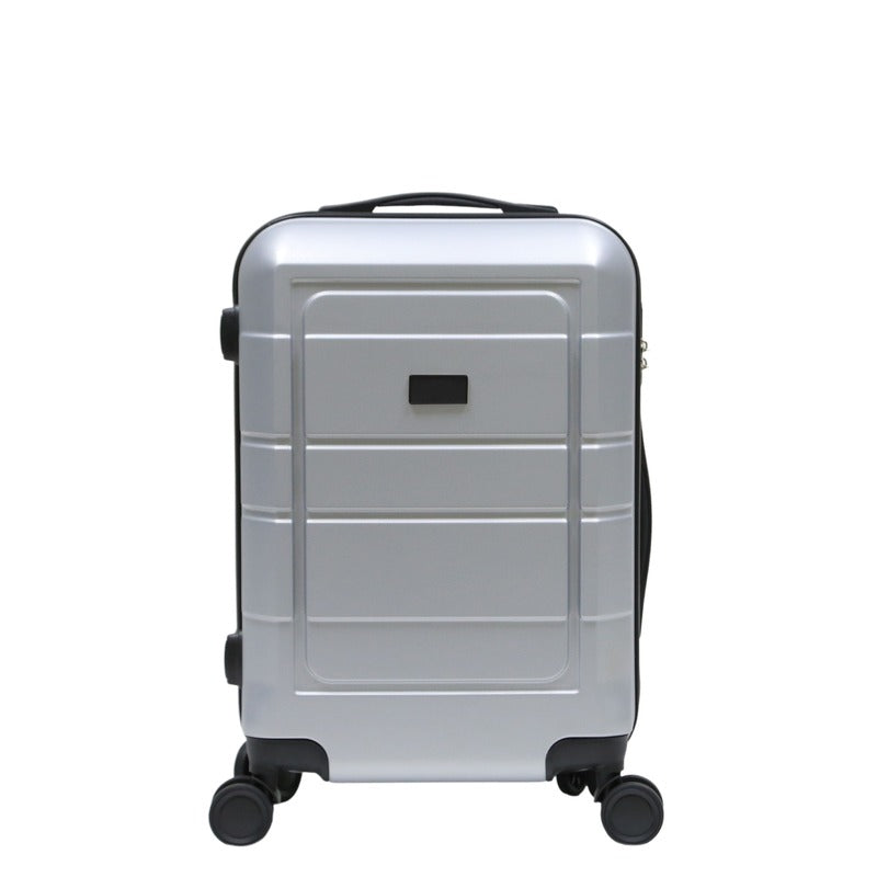 Classic Cabin Suitcase Bag - Silver