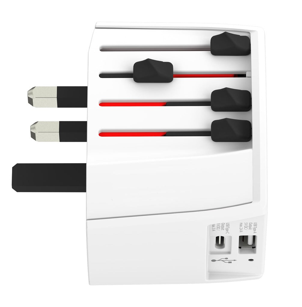 Travel Adapter MUV USB (AC) - USB & Type C ports