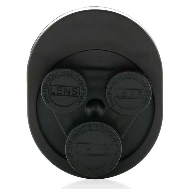 Universal Lens System For Smartphone 4-in-1 Black