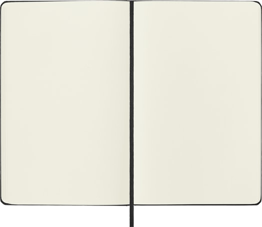 Large Notebook - Hard Cover - Plain - Black