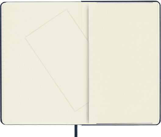 Medium Ruled Hard Cover Notebook - Prussian Blue
