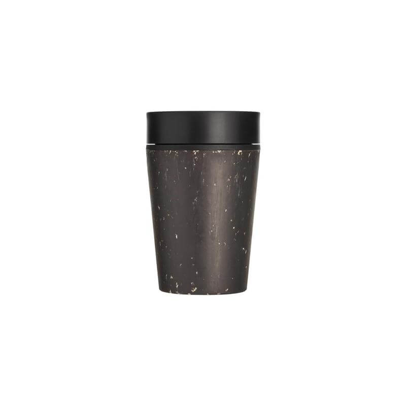 Circular Cup Black & Cosmic Black 8oz