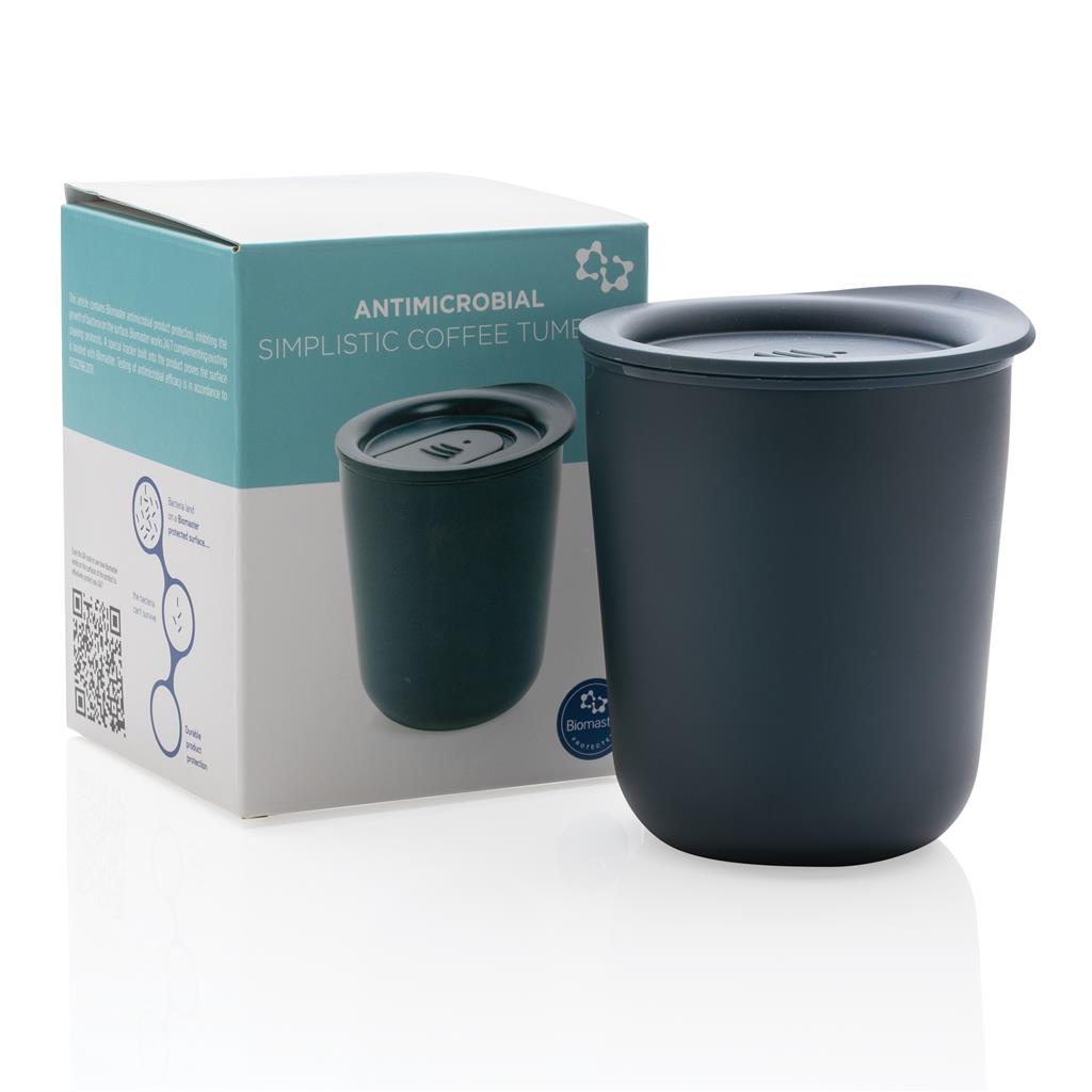 Classic Coffee Tumbler - Blue (anti-microbial)