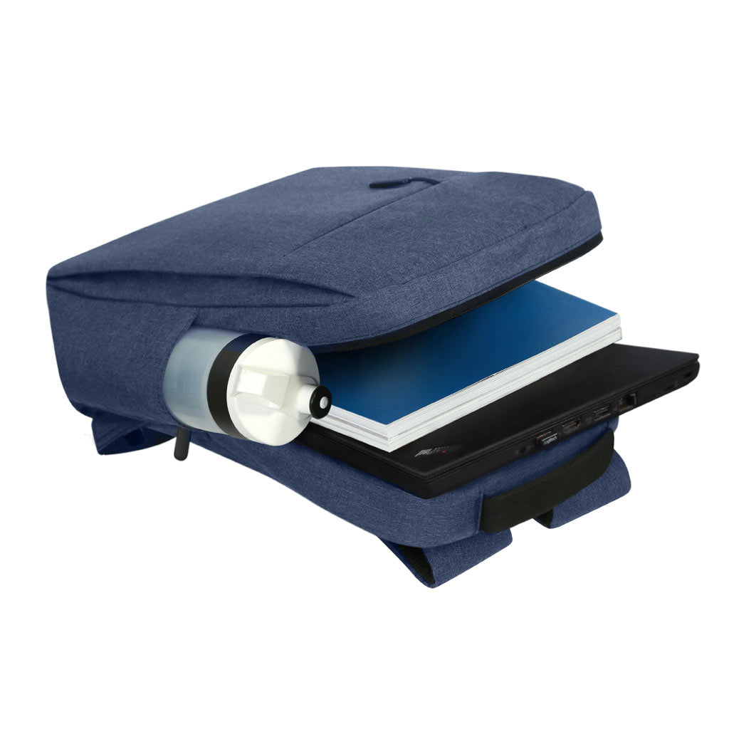 GRS-certified Recycled RPET Backpack - Blue