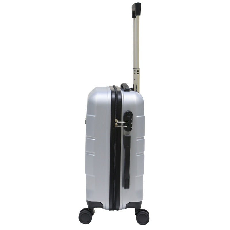 Classic Cabin Suitcase Bag - Silver