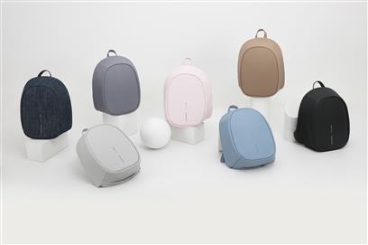 Anti-Theft Backpack - Light Grey