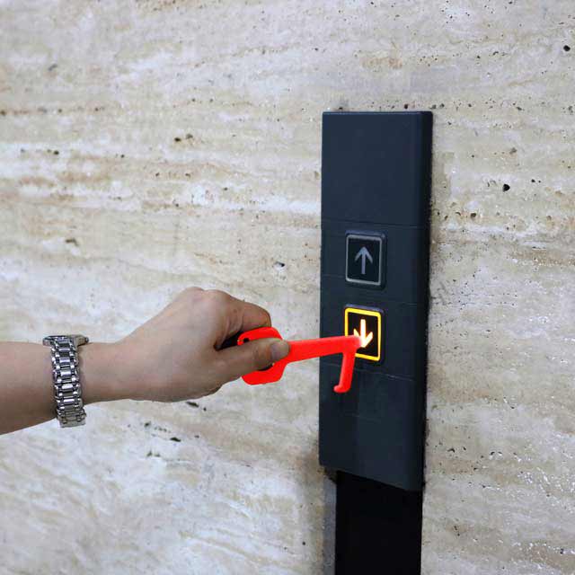 Keyring Tool - Red (Anti-Microbial)