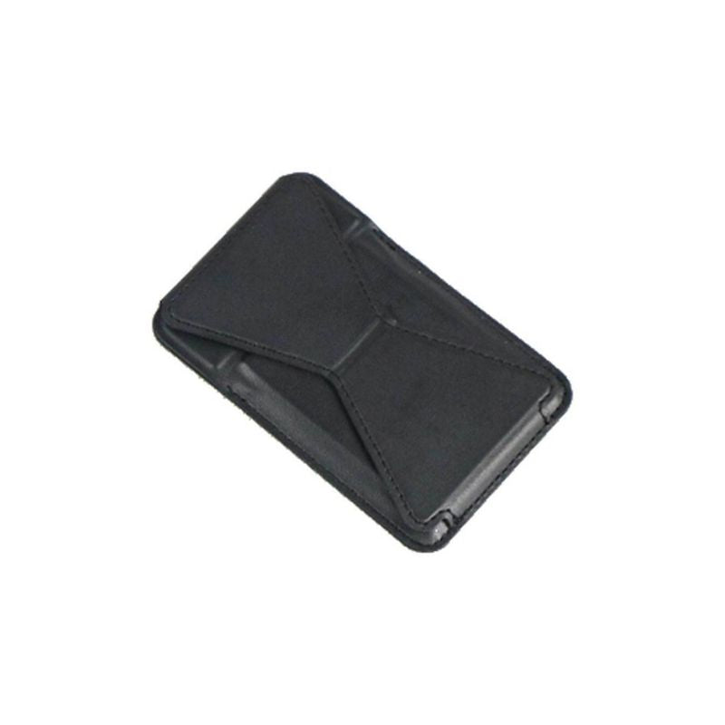Mag Card Holder with Phone Stand - Black