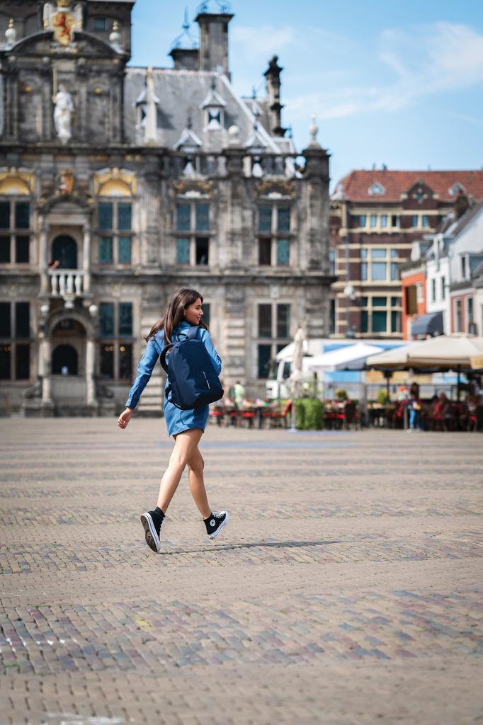 XDDESIGN Soft Anti-Theft Backpack - Navy Blue