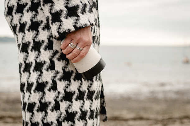 Circular Cup Black & Faraway Black 8oz