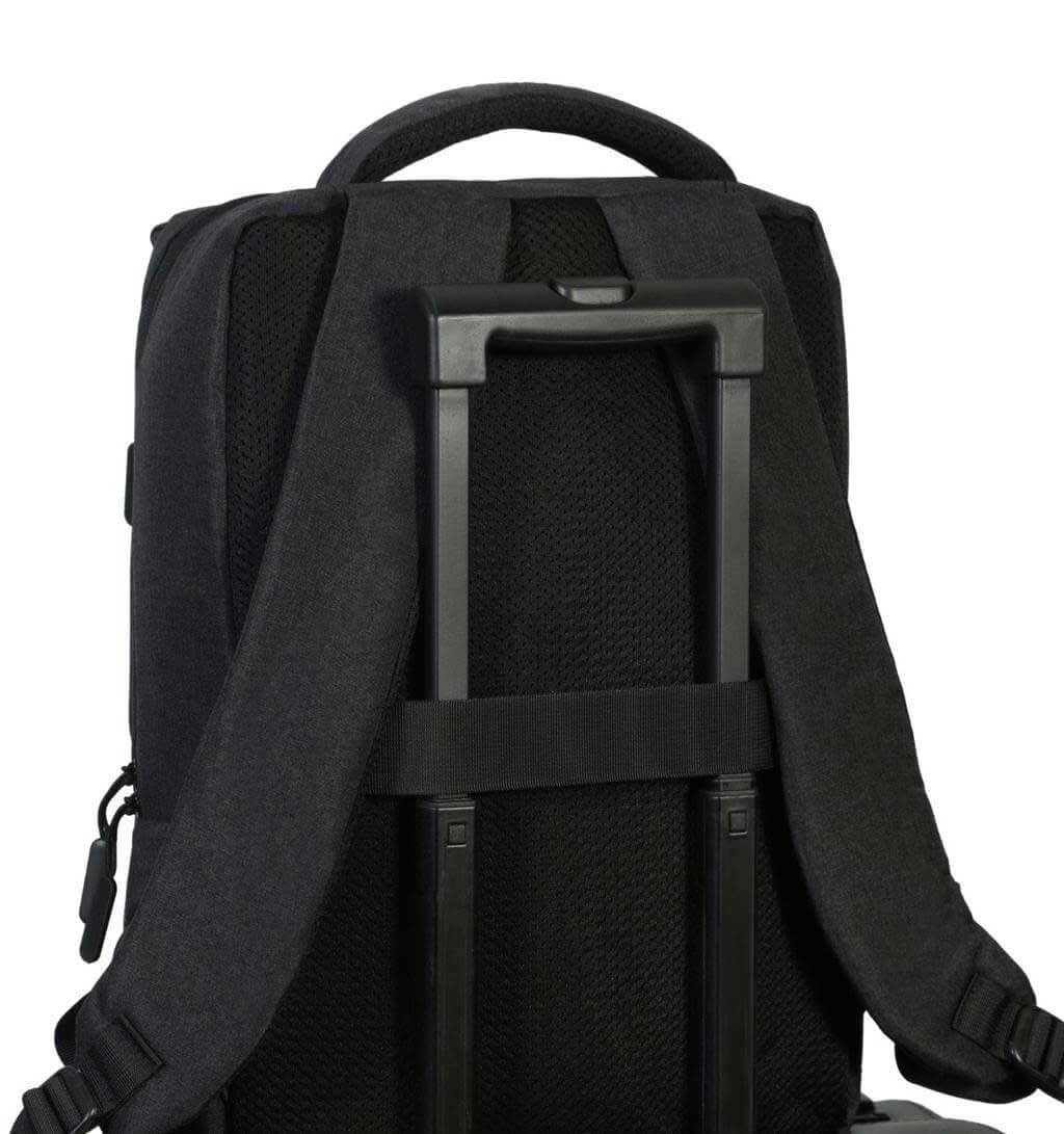 GRS-certified Recycled RPET Backpack - Black
