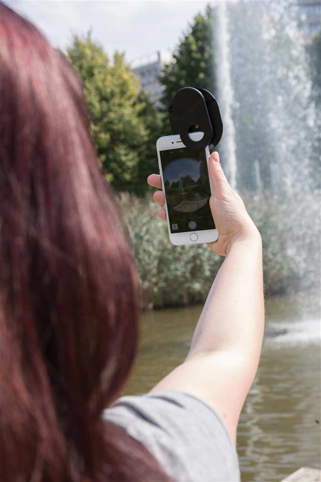 Universal Lens System For Smartphone 4-in-1 Black