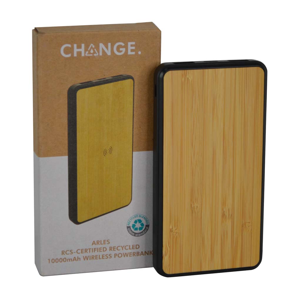 CHANGE Collection RCS Recycled 10000mAh Wireless Powerbank