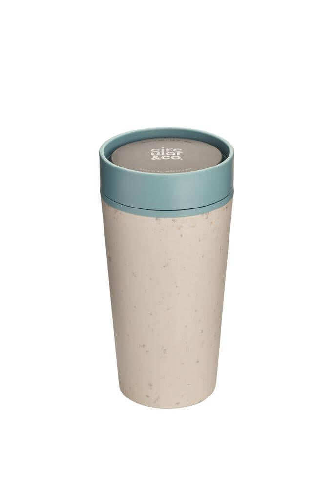 Circular Cup Cream & Faraway Blue 12oz