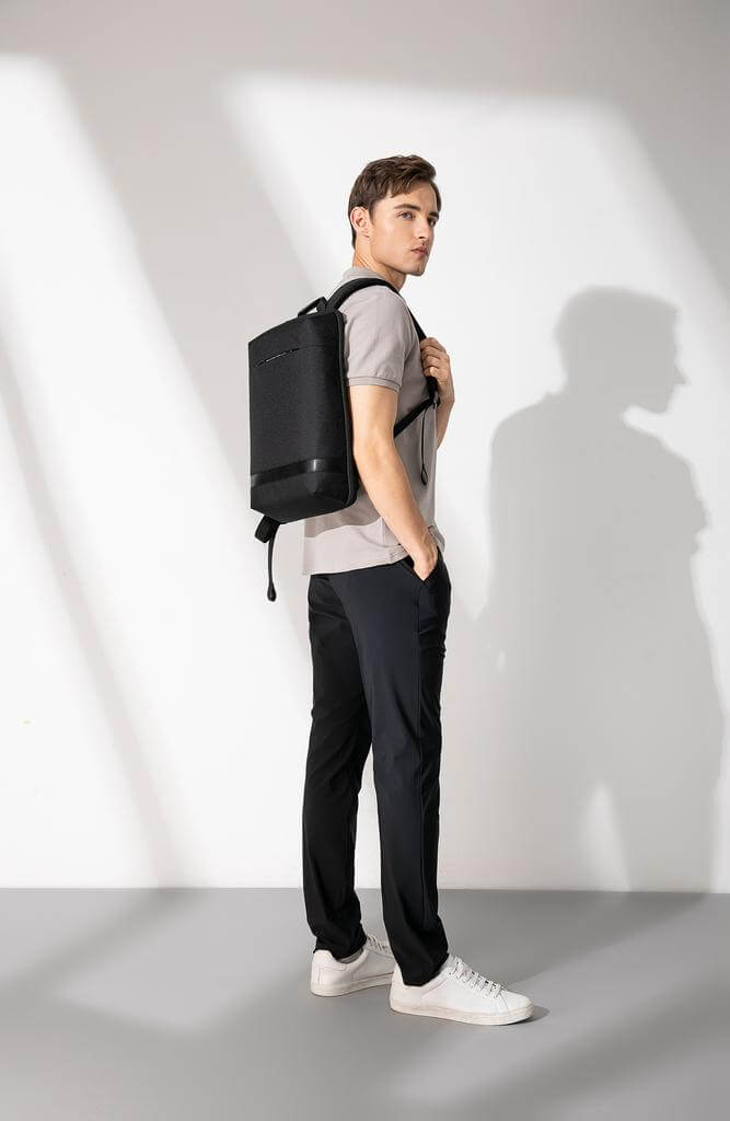 Slim RPET 15.6" Laptop Backpack - Black