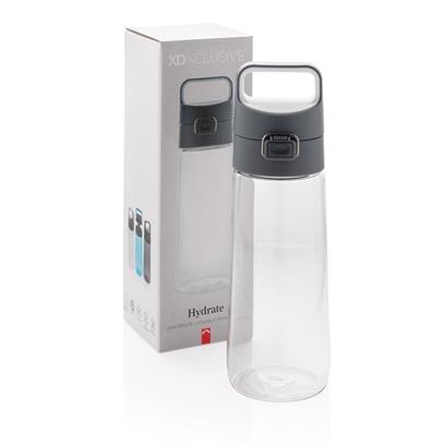 Leak Proof Lockable Tritan Bottle-Transparent