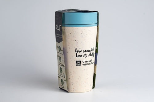 Circular Cup Cream & Faraway Blue 12oz