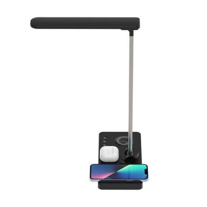 Wireless Charger with Desk Lamp 3 in 1 - Black
