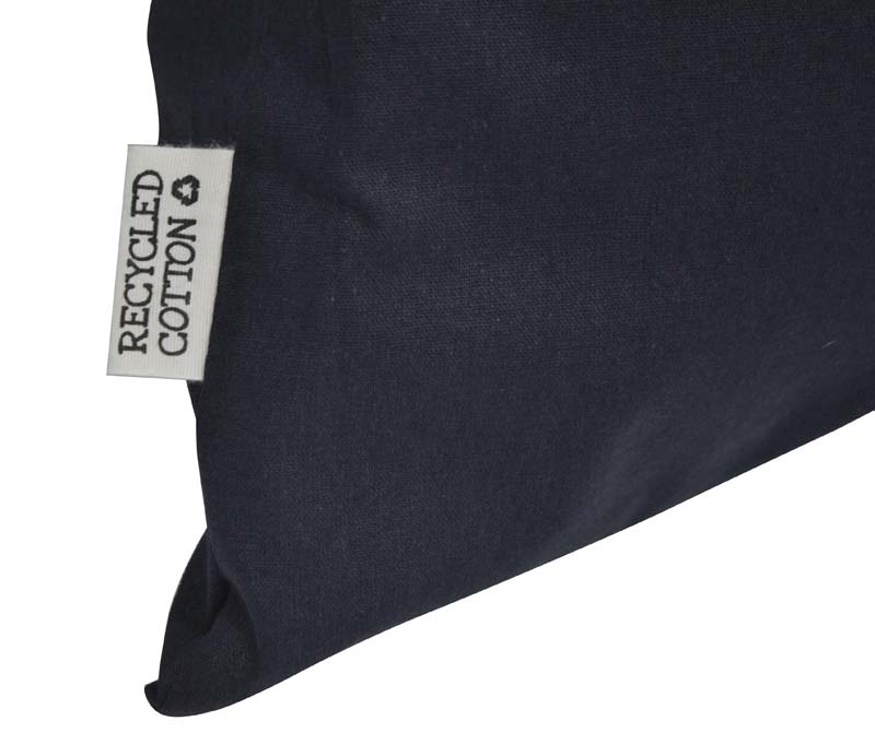 GRS-certified Recycled Cotton Tote Bag - Black